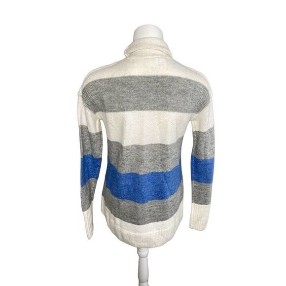 ‎GAP Turtleneck Stripe Sweater Top XS NEW - Picture 4 of 9